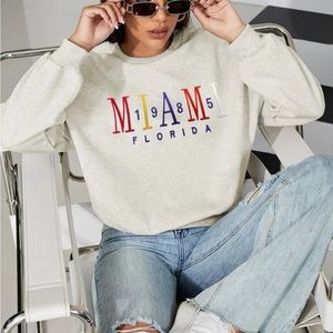 Miami FL 1985 Embroidered Pullover